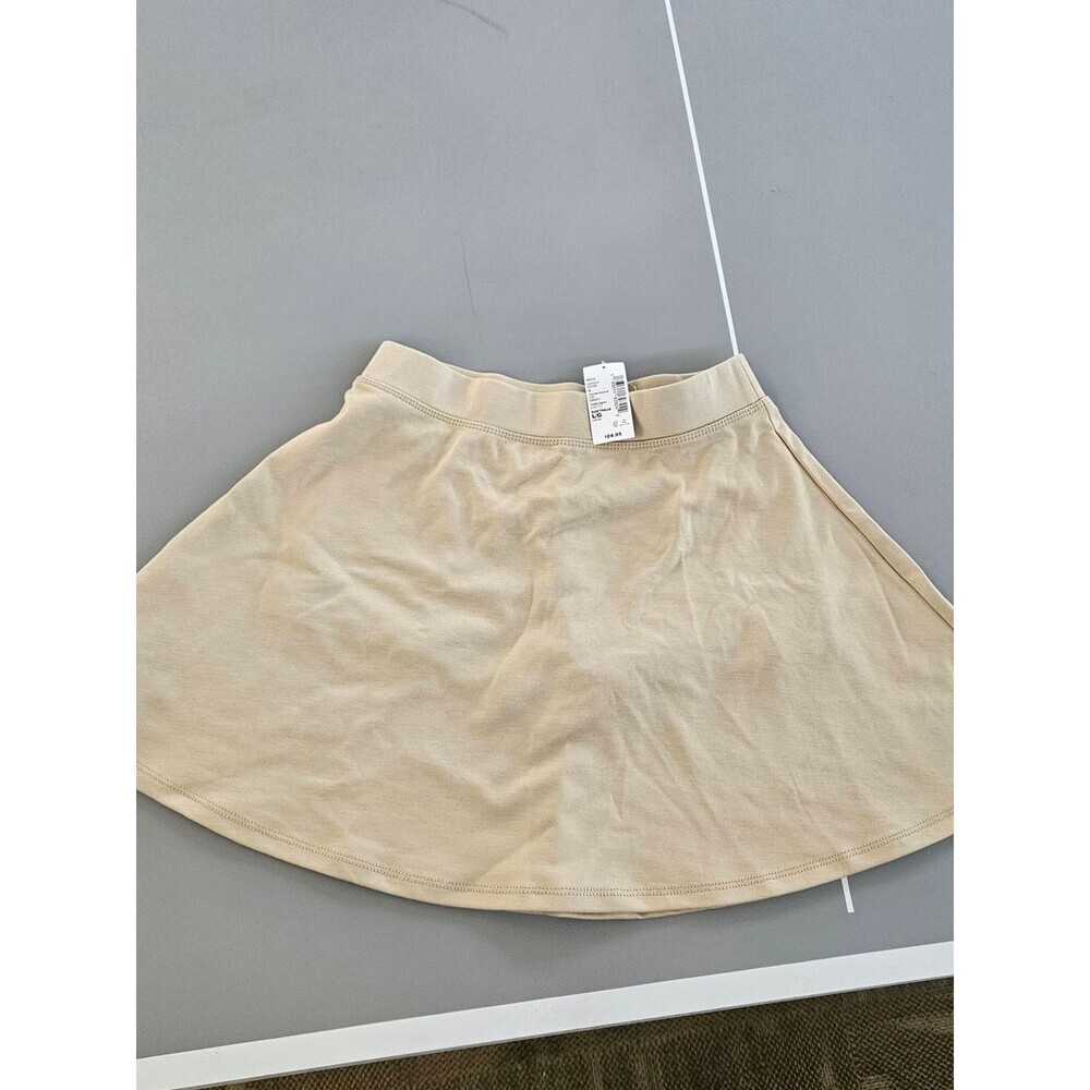 The Children's Place Light Cream Skort - Girls' Flared Design